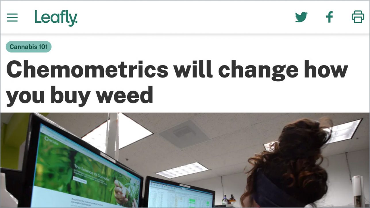 Chemometrics will change how you buy weed