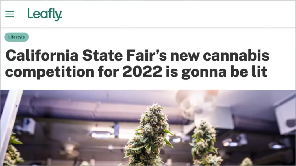 California State Fair's new cannabis competition for 2022 is gonna be lit