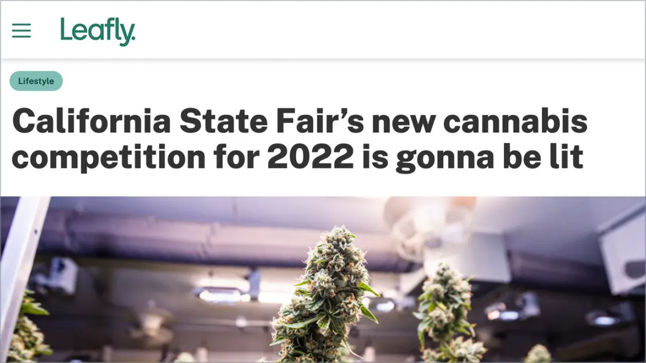 California State Fair’s new cannabis competition for 2022 is gonna be lit