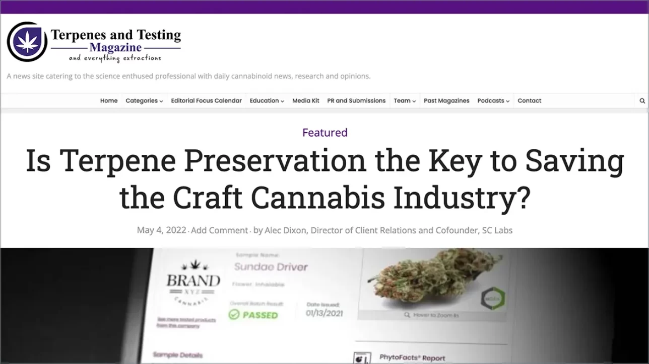 Is Terpene Preservation the Key to Saving the Craft Cannabis Industry?