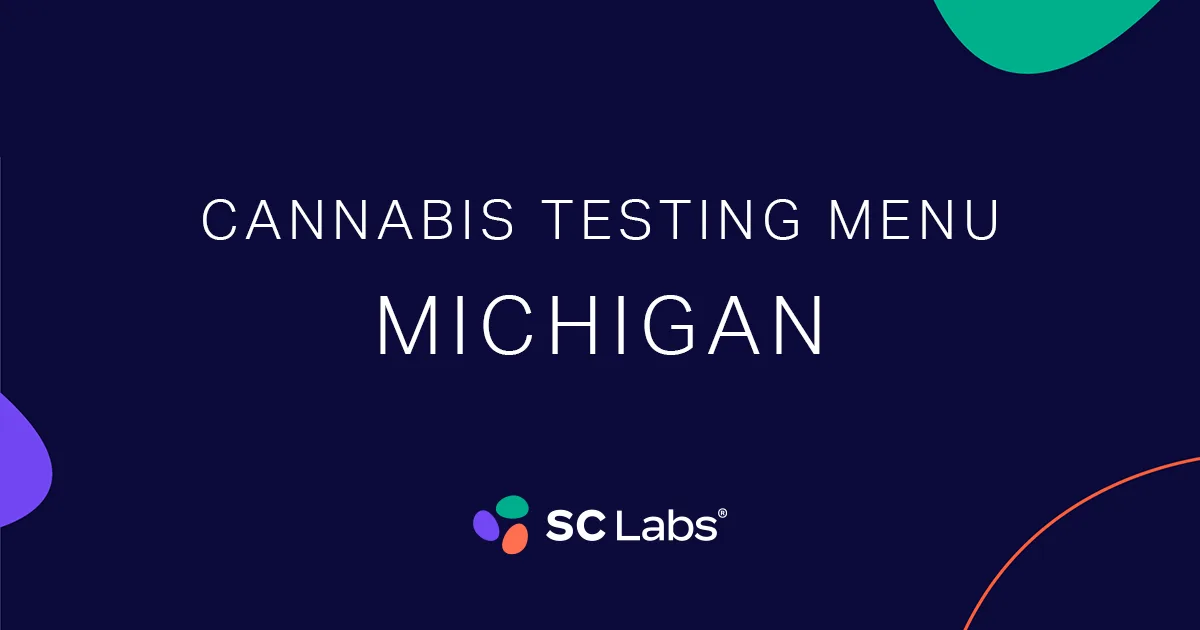 Cannabis Testing Services Menu Michigan SC Labs