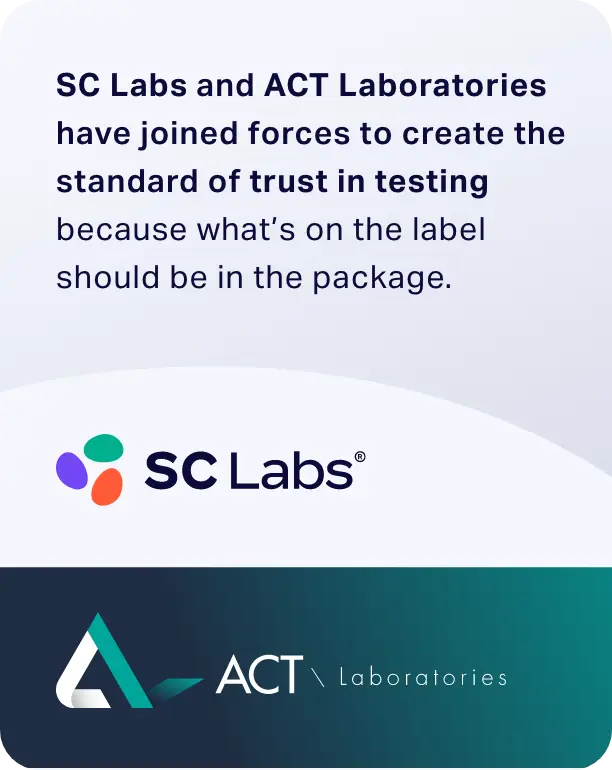 Quality Credo - SC Labs + ACT Laboratories