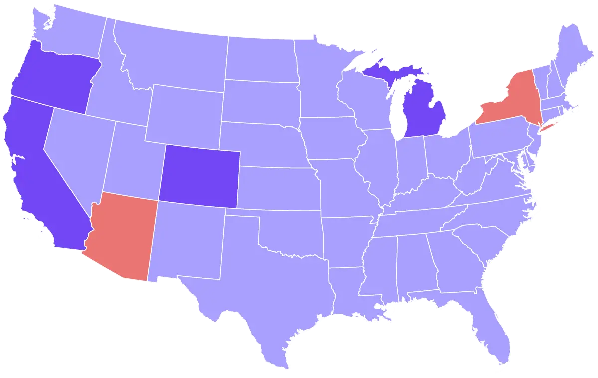 SC Labs USA Cannabis Map