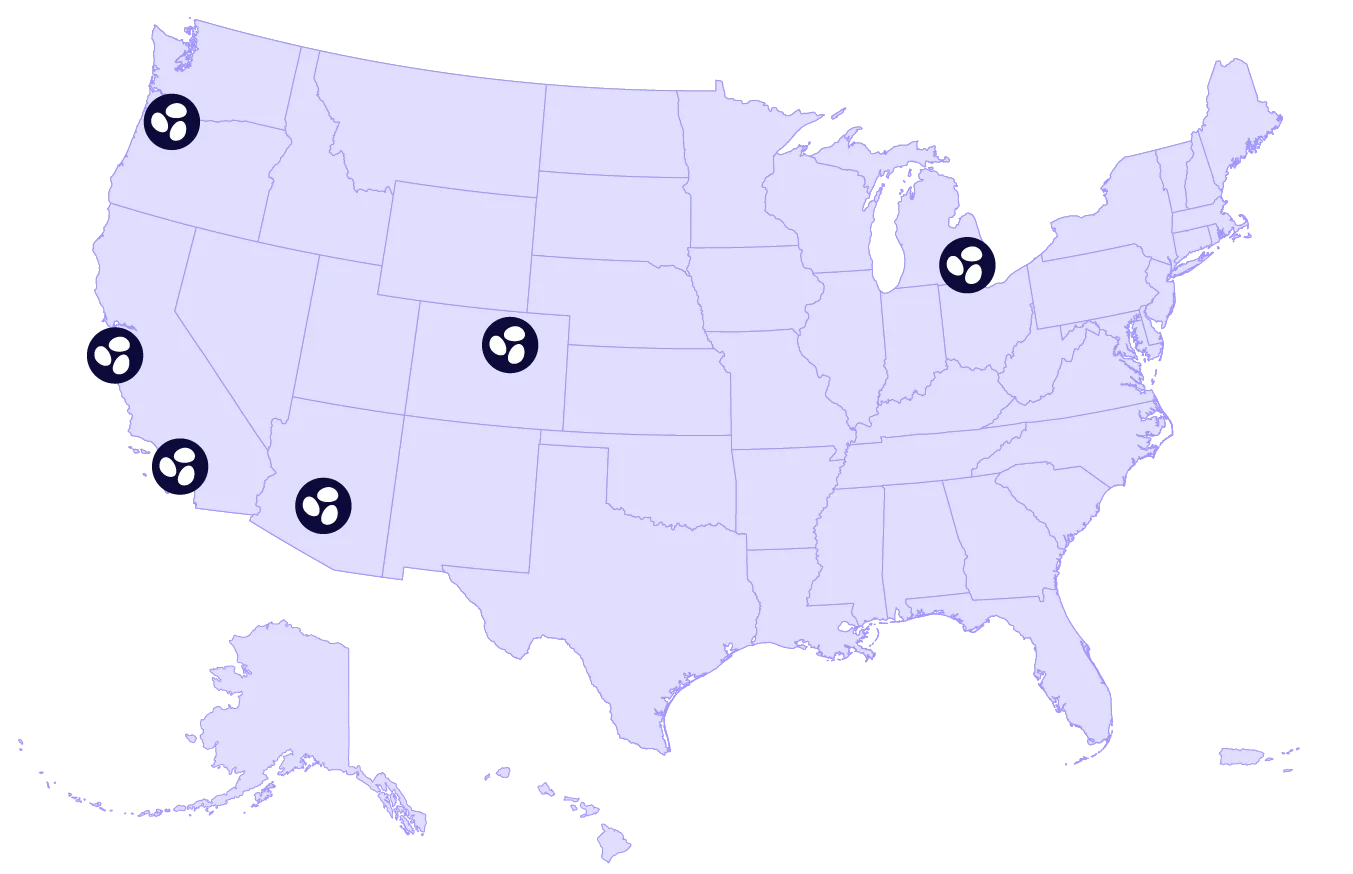 USA Map - SC Labs