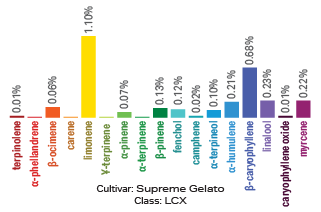 Supreme Gelato terpene archetype