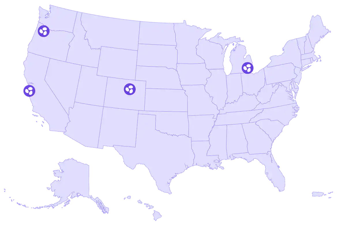 USA Map - SC Labs